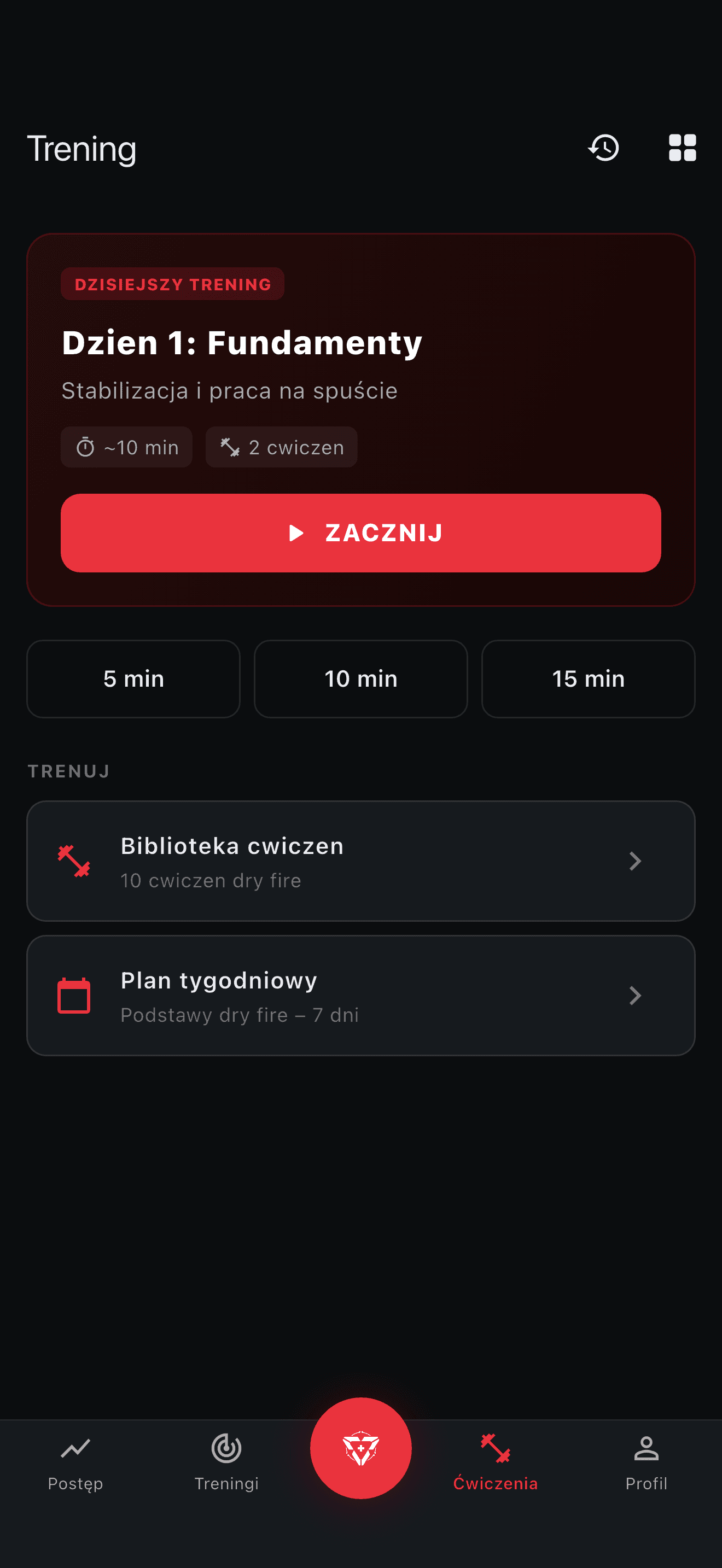 Moduły ćwiczeń
